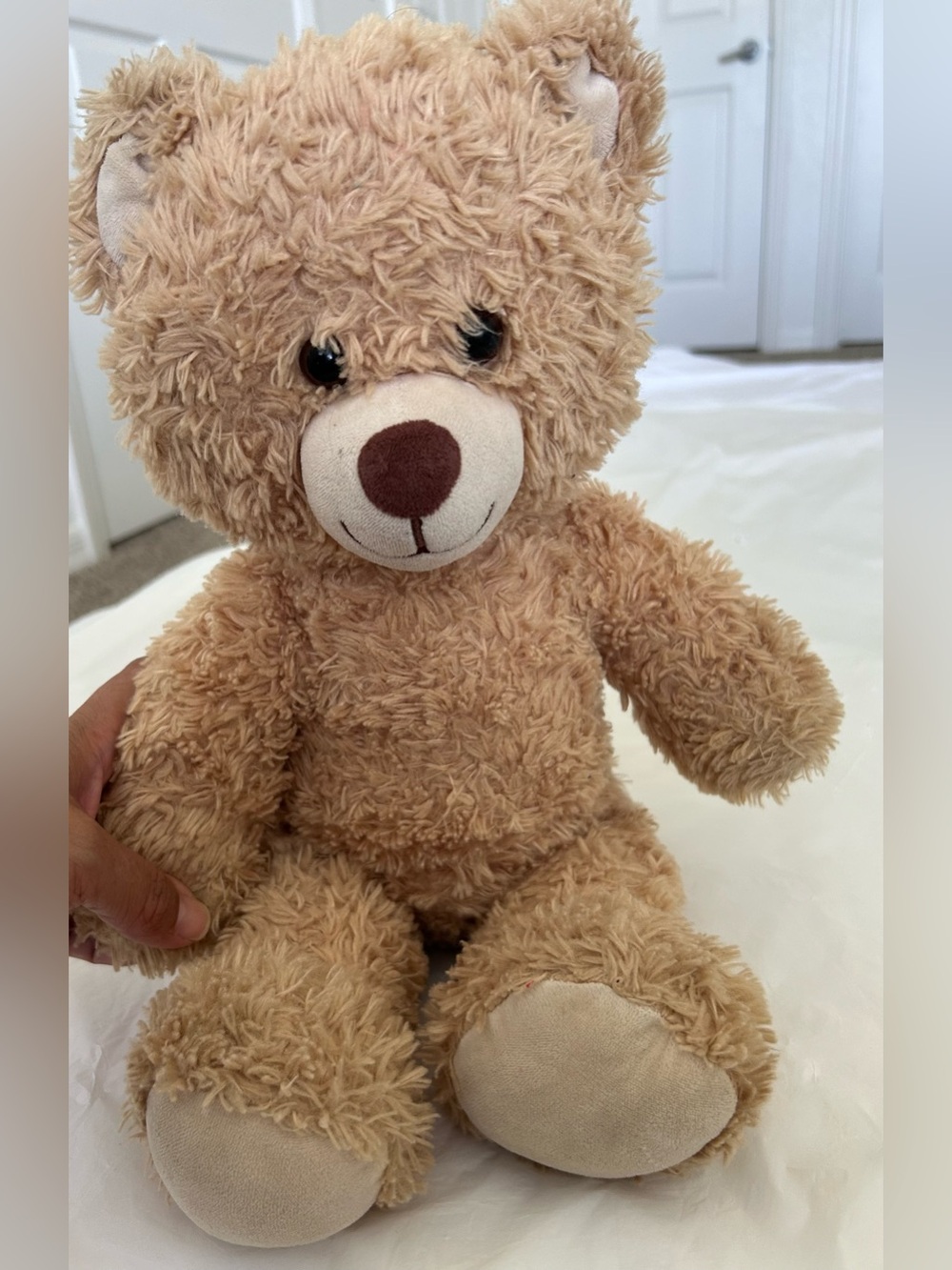 Cute plush teddy bear from the Build-A-Bear Workshop